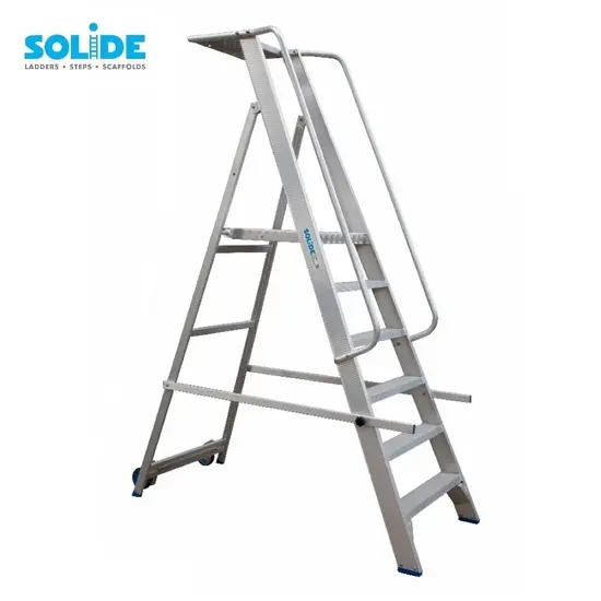 Solide Solide plateforme mobile pliable 6 marches PMP06