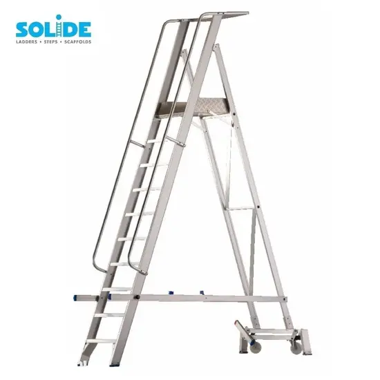 Solide Solide plooibaar mobiel platform 10 treden PMP10