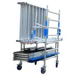 Rolling scaffold transport frame (2 pieces)