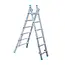 Eurostairs SuperPro 2-delige reform ladder 2x6 sporten