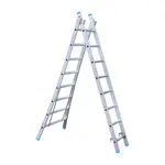 Eurostairs Eurostairs 2-delige reform ladder 2x8 sporten