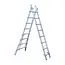 Eurostairs Eurostairs 2 section combination ladder 2x8 rungs