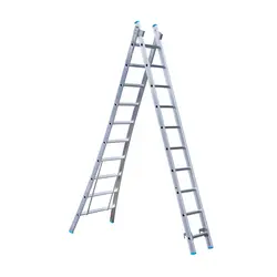 SuperPro 2 section combination ladder 2x10 rungs