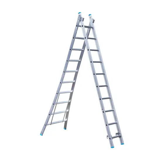 Eurostairs Eurostairs 2-delige reform ladder 2x10 sporten