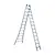 Eurostairs SuperPro 2 section combination ladder 2x12 rungs