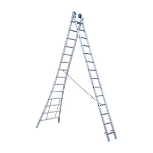 SuperPro 2-delige reform ladder 2x14 sporten