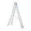 Eurostairs Eurostairs 2 section combination ladder 2x14 rungs