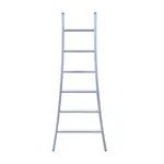 Eurostairs Eurostairs single flared base ladder 6 rungs 175 cm