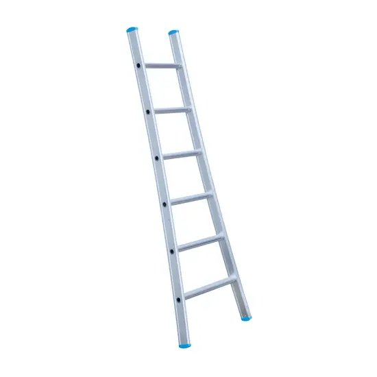Eurostairs SuperPro single flared base ladder 6 rungs 175 cm