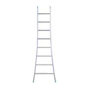 Eurostairs enkele ladder uitgebogen 8 sporten 225 cm