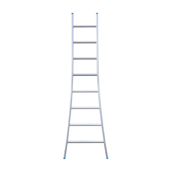 Eurostairs SuperPro enkele ladder uitgebogen 8 sporten 225 cm