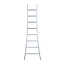 Eurostairs Eurostairs enkele ladder uitgebogen 8 sporten 225 cm