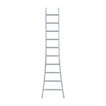 Eurostairs SuperPro single flared base ladder 10 rungs 275 cm