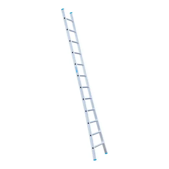 Eurostairs SuperPro single flared base ladder 12 rungs 325 cm