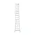 Eurostairs Eurostairs single flared base ladder 14 rungs 375 cm