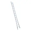 Eurostairs SuperPro single flared base ladder 14 rungs 375 cm