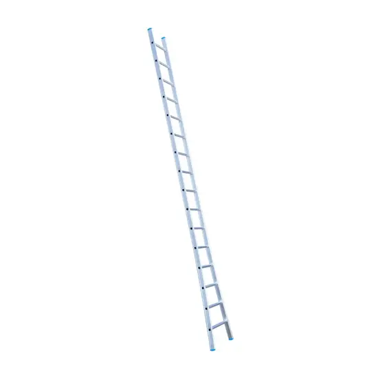 Eurostairs SuperPro single flared base ladder 16 rungs 425 cm