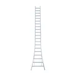 Eurostairs SuperPro single flared base ladder 24 rungs 625 cm