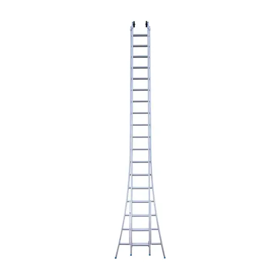 Eurostairs SuperPro 2-delige ladder 2x18 sporten