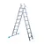 Eurostairs SuperPro combination ladder with stabiliser 2x8 rungs