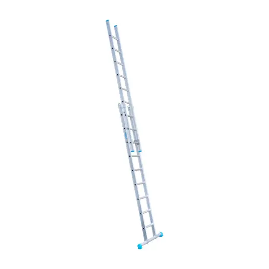 Eurostairs SuperPro ladder 2x9 sporten recht met stabiliteitsbalk