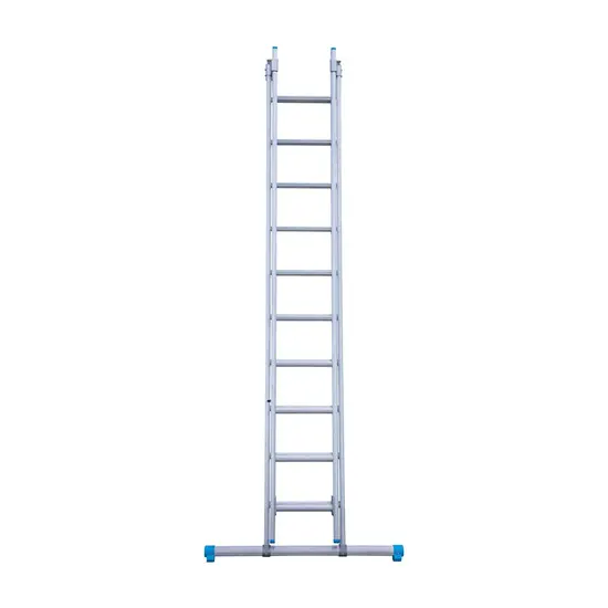 Eurostairs Eurostairs ladder 2x10 sporten recht met stabiliteitsbalk