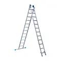 Eurostairs Eurostairs ladder 2x12 sporten recht met stabiliteitsbalk