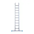 Eurostairs SuperPro combination ladder with stabiliser 2x12 rungs