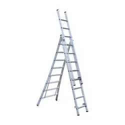 SuperPro 3 section combination ladder 3x8 rungs