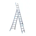 Eurostairs Eurostairs 3-delige reform ladder 3x9 sporten