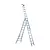 Eurostairs SuperPro 3-delige reform ladder 3x10 sporten
