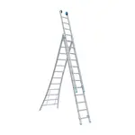 Eurostairs SuperPro 3 section combination ladder 3x12 rungs