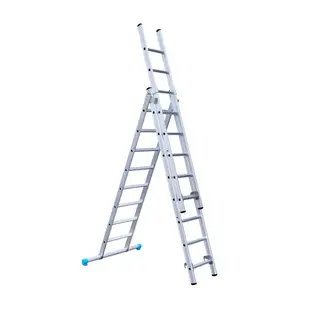 SuperPro ladder 3x8 sporten recht met stabiliteitsbalk
