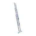 Eurostairs SuperPro ladder 3x8 sporten recht met stabiliteitsbalk