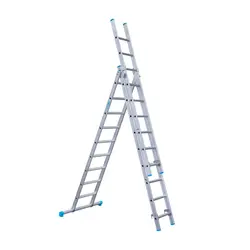 SuperPro combination ladder with stabiliser 3x9 rungs