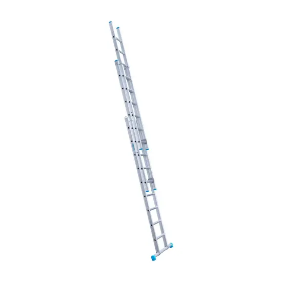 Eurostairs SuperPro combination ladder with stabiliser 3x9 rungs
