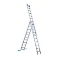 Eurostairs Eurostairs ladder 3x10 sporten recht met stabiliteitsbalk