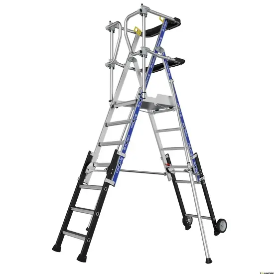 Tubesca - Comabi Tubesca Sherpascopic telescopische platformtrap 5-7 treden