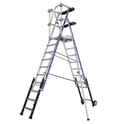 Tubesca Sherpascopic telescopische platformtrap 8-10 treden