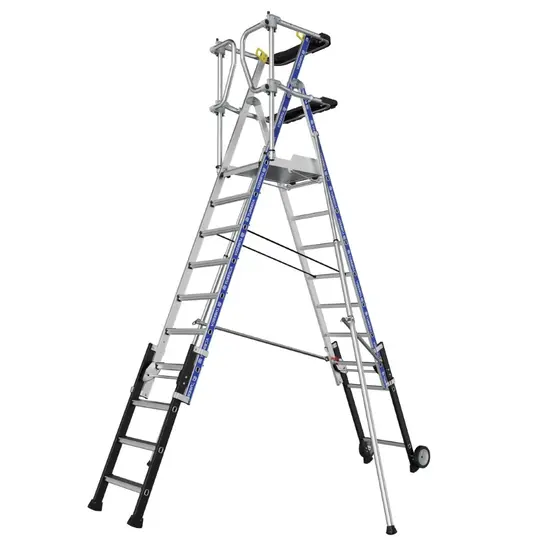 Tubesca - Comabi Tubesca Sherpascopic 8-10 treden | Verstelbaar werkplatform PIR-PIRL