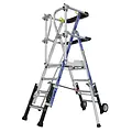 Tubesca - Comabi Tubesca Sherpascopic telescopische platformtrap 3-4 treden
