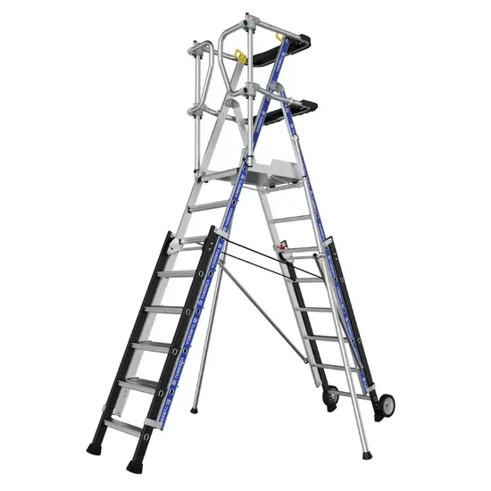 Tubesca - Comabi Tubesca Sherpascopic 8-10 treden | Verstelbaar werkplatform PIR-PIRL