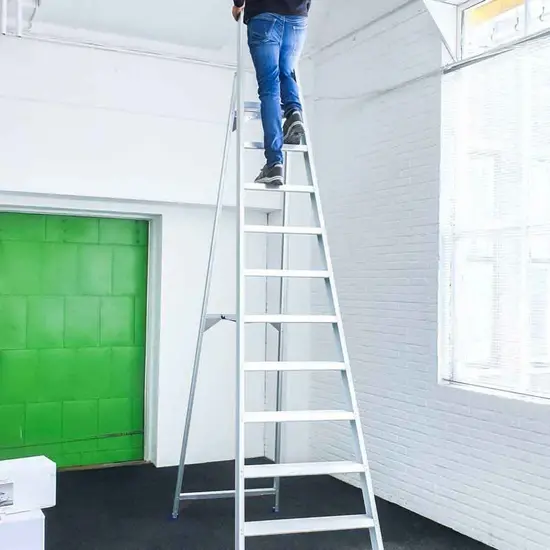 Eurostairs Escabeau simple 11 marches Eurostairs STX-11