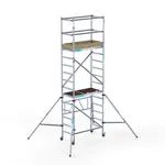 Euroscaffold Échafaudage pliant EuroScaffold Compact module 1+2+3 hauteur de travail 5,5 m