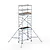 Euroscaffold Échafaudage pliant EuroScaffold Compact module 1+2+3 hauteur de travail 5,5 m