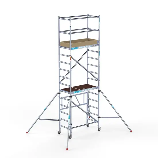 Euroscaffold Échafaudage pliant EuroScaffold Compact module 1+2+3 hauteur de travail 5,5 m