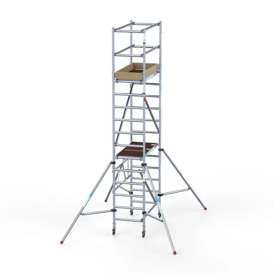Euroscaffold Échafaudage pliant EuroScaffold Compact module 1+2+3 hauteur de travail 5,5 m