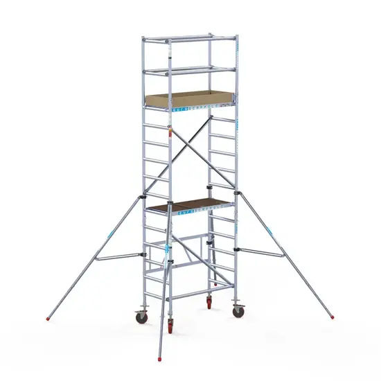 Euroscaffold Échafaudage pliant EuroScaffold Compact module 1+2+3 hauteur de travail 5,5 m
