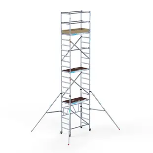Échafaudage pliant EuroScaffold Compact module 1+2+3+4 hauteur travail 7,5 m
