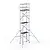 Euroscaffold Échafaudage pliant EuroScaffold Compact module 1+2+3+4 hauteur travail 7,5 m